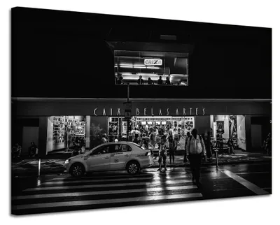 Produktbild von Leinwanddruck Architektur Taxistraße 120x80
