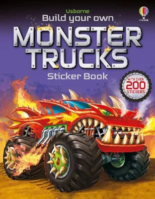 Produktbild von Build Your Own Monster Trucks Sticker Book