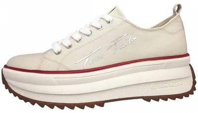 Immagine prodotto di Scarpe da donna Tom Tailor, modello in lino, colore bianco, ideali per il tempo libero