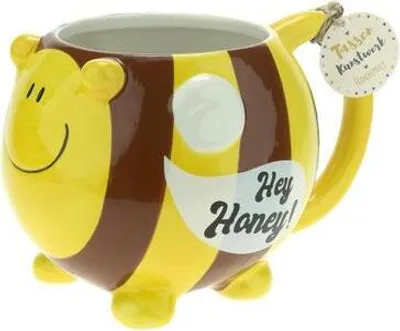 Produktbild von Tassenkunstwerk 3D 46340 BIENE "Hey Honey"