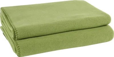 Produktbild von Zoeppritz Basis Soft-Fleece green blanket 650 65% Polyester, 35% Viscose 180x220 103291 /Abverkauf nur solange Vorrat reicht green 180x220 (103291 | 4005133004273)