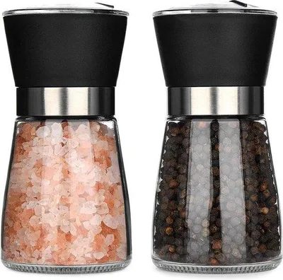 Obrázek produktu pro Sada keramických mlýnků na pepř a sůl do kuchyně a na grilování