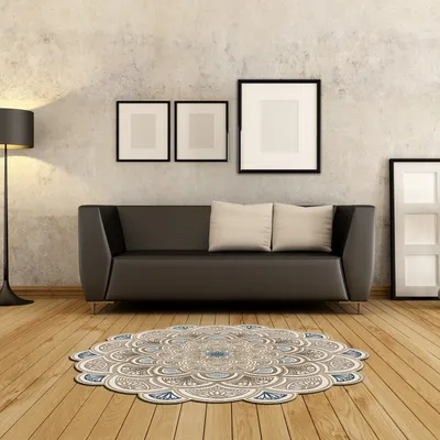 Produktbild von Conceptum Hypnose, Nixie- ALN600156KR17ANR, Sahne, Teppichläufer, 100 x 100 cm, 100% POLYESTER