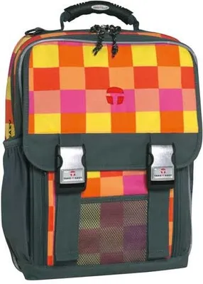 Produktbild von TAKE IT EASY Schulrucksack London Arrow orange grau