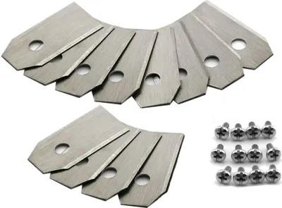 Produktbild von Trade-Shop 12x Ersatzmesser Ersatzklingen Edelstahl 0,75mm für Husqvarna Automower 105, 108, 305, 308, 308X, 310, 315, 315X, 320, 330X, 420, 430X