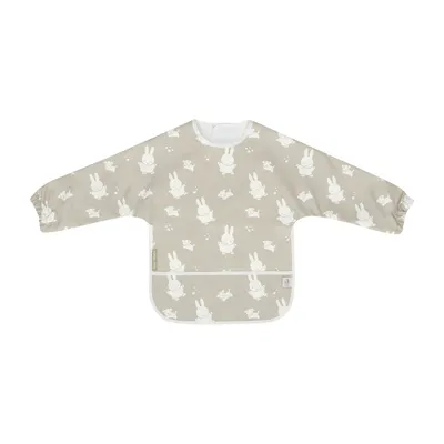 Produktbild von Jollein Miffy und Snuffy Lätzchen – mit Ärmeln – Olive Green