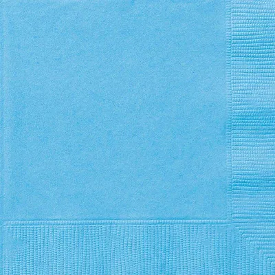 Produktbild von 20 Servietten Vera hellblau 33cm