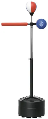 Zdjęcie produktu dla Boksujący manekin - Worki bokserskie - Piłka refleksyjna - Piłka szybkościowa - Trener bokserski - Regulowana wysokość: 163-205 cm
