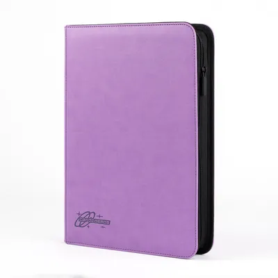 Produktbild von cardcosmos 9 Pocket Zip Binder Lila – Premium Sammelkarten Album 360 Karten