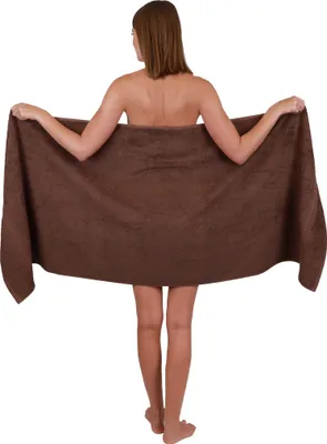 Produktbild von Betz XXLSaunatuch 70 x 200 cm  GOLD 100%Baumwolle Qualität 600g/m² Farbe nussbraun