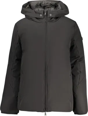 Produktbild von Schwarze Damenjacke mit Kapuze – Nachhaltige 2-Lagen-Jacke für Sie