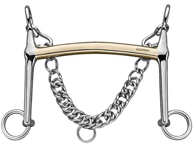 Produktbild von Sprenger Reitkandare Französisch 14 MM Sensogan 7 CM Stangengebiss 125