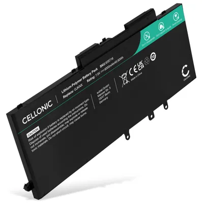 Immagine prodotto di CELLONIC 1x Batteria per PC portatile Compatibile con Dell Latitude 5490, Latitude 5480, Latitude 5590, GJKNX – (6000mAh, 7.6V)