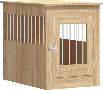 Produktbild von vidaXL Hundekäfig im Möbelstil Sonoma-Eiche 55x80x68 cm Holzwerkstoff