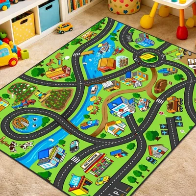 Productafbeelding van Kindertapijt Speelkleed Antislip voor Kinderen 60x90 cm