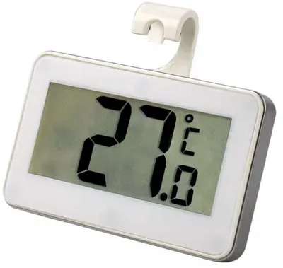 Productafbeelding van CHPN - Thermometer - Digitale thermometer - Koelkastthermometer - Temperatuur - Temperaturen - Wit - Digitaal - Met haak -