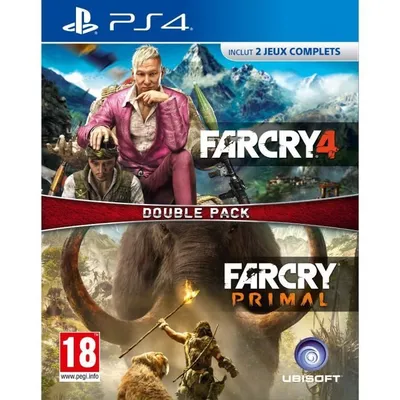 Produktbild von Ubisoft Far Cry Primal + Far Cry 4, PlayStation 4, M (Reif), Physische Medien