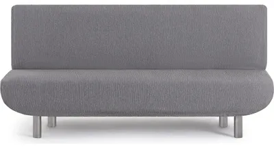 3-Sitzer-Sofa-Bezug, grau, universell, für Rückenlehne, Sitz und Armlehnen