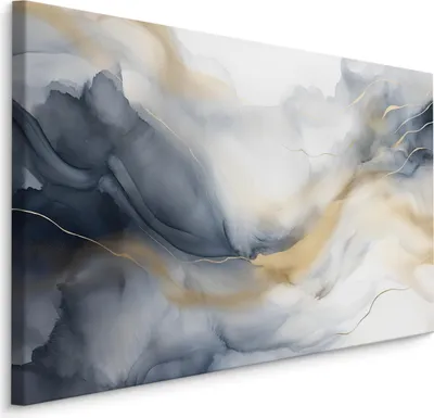 Produktbild von Muralo Leinwandbild Wandbild für Wohnzimmer Schlafzimmer MARMOR Abstraktion Wanddeko Br. 90 cm x Hö. 60 cm