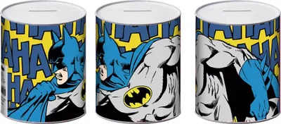 Zdjęcie produktu dla Skarbonka Batman Metal M 10x10x12 Cm przezroczysta przezroczysta jeden rozmiar