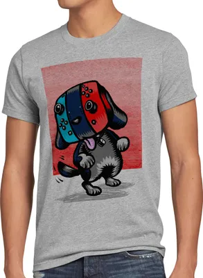 Produktbild von A.N.T. Hund Herren T-Shirt pro gamer konsole joypad