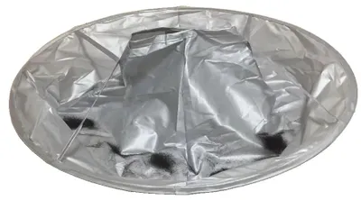 Obrázek produktu pro Kadeřnický plášť, nastavitelný výstřih, nešpinící materiál, ŠEDÝ