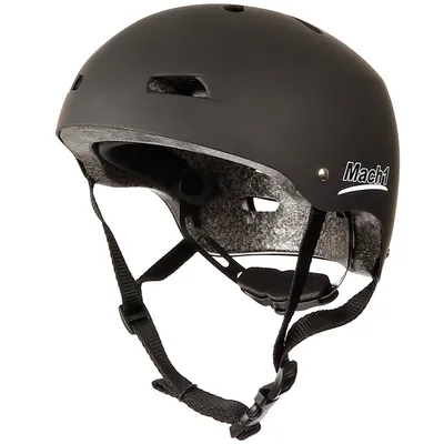 Produktbild von Mach1 Skaterhelm schwarz-matt - Kinder Helm für Skater BMX- Fahrrad, Skateboard, Longboard, Inliner Rollschuhe, Fahrradhelm 2882