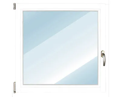 Produktbild von ARON Basic Holzfenster Kiefer lackiert RAL 9016 verkehrsweiß 1050x1200 mm DIN Links