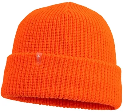 Balke warme Grobstrick-Mütze mit Thinsulate-Fleece & Umschlag in orange