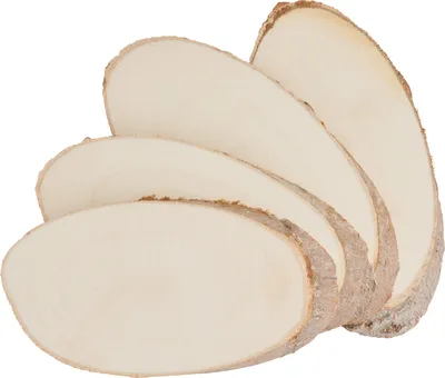 Produktbild von VBS Rindenscheiben "Oval", 4 Stück, ca. 17x7,5cm