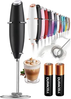 Obrázek produktu pro Elektrický napěňovač mléka – Ruční napěňovač mléka – Barista