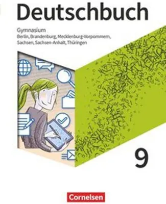 Immagine prodotto di Deutschbuch Gymnasium 9. Schuljahr - Berlin, Brandenburg, Mecklenburg-Vorpommern, Sachsen, Sachsen-Anhalt und Thüringen  - Schulbuch