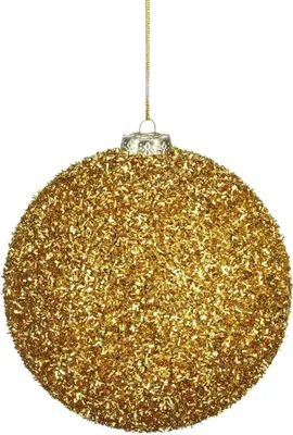 Image de Boule de Noël dorée, incassable