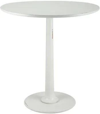 Produktbild von Morristown Beistelltisch - Runder Holztisch | Farbe: antik/weiß | Abmessungen: 70x70x77 cm