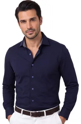 Obrázok produktu pre Olymp Hemd Level Five Body Fit Navy Uni