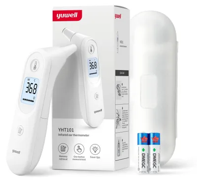 Produktbild von yuwell Fieberthermometer für Kinder und Erwachsene | Medizinisches Ohrthermomete