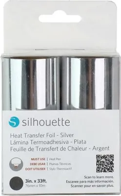 Produktbild von Silhouette Heat Transfer Foil - Heißprägefolie in Silber