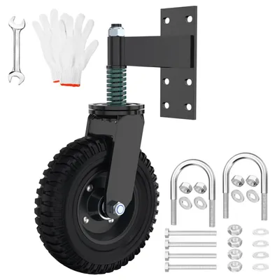 Schwerlast-Lenkrolle mit Bremse, 20 cm, 360° drehbar, bis 270 kg