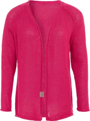 Produktbild von Knit Factory Jasmin Kurze Strickjacke - Fuchsia - 36/38