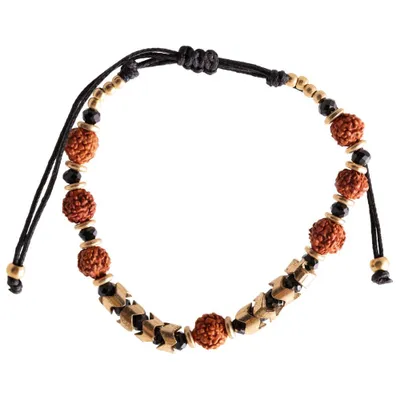 Immagine prodotto di Gioielli simbolici - Bracciale Amba con Rudraksha