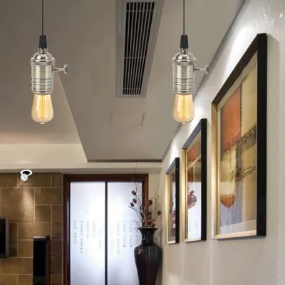 Obrázek produktu pro Držák lampy,Základna lampy,Držák lampy s vypínačem,Příslušenství závěsných lamp,Příslušenství držáku lampy