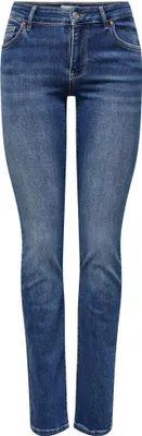Produktbild von ONLY Straight Jeans 'Alicia', 15252212, Medium Blue Denim, Gr. 25 x 30