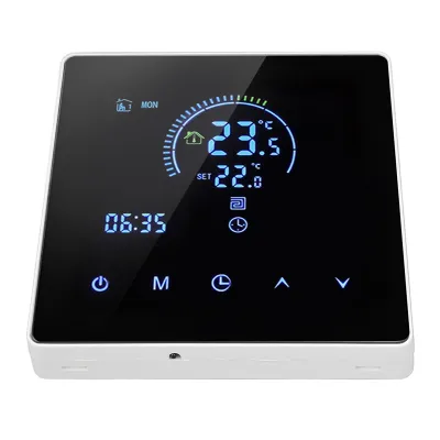 Zdjęcie produktu dla Regulator temperatury ogrzewania wody, termostat kotła LCD, regulator temperatury kotła gazowego, termostat LCD, regulator temperatury LCD, regulator temperatury