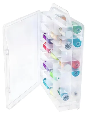 Image de Organisateur de couture double face avec 46 compartiments