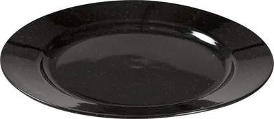 Produktbild von Mehrweg Teller, Ø 25cm, Schwarz, PP   | Packung (12 Stück)