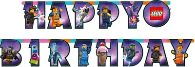Zdjęcie produktu dla Baner,Girlanda Lego,Urodziny,Przyjęcie,Party