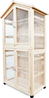 Produktbild von HABAU Trocknungsschrank aus Naturholz, 86 x 50 x 165 cm