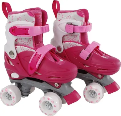 Obrázok produktu pre Street Rider Kolieskové korčule nastaviteľné 31-34 Pink