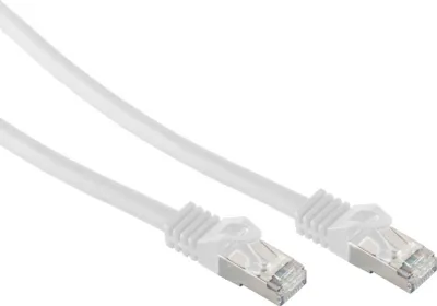 Produktbild von RJ45 Patchkabel m. CAT 7 Rohkabel  PIMF weiß 0,5m