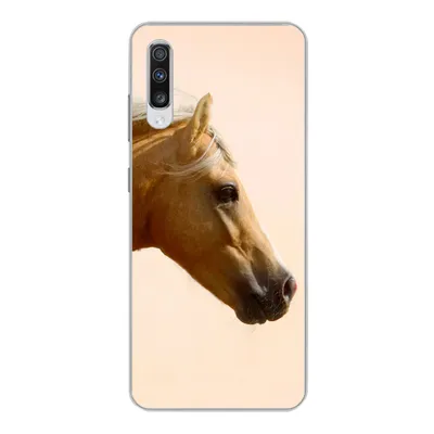 Produktbild von MuchoWow® Handyhülle Schutzhülle Hülle für Samsung Galaxy A70 Pferd - Licht - Luft Silikon Softcase Handy Hülle - Schutzhaube